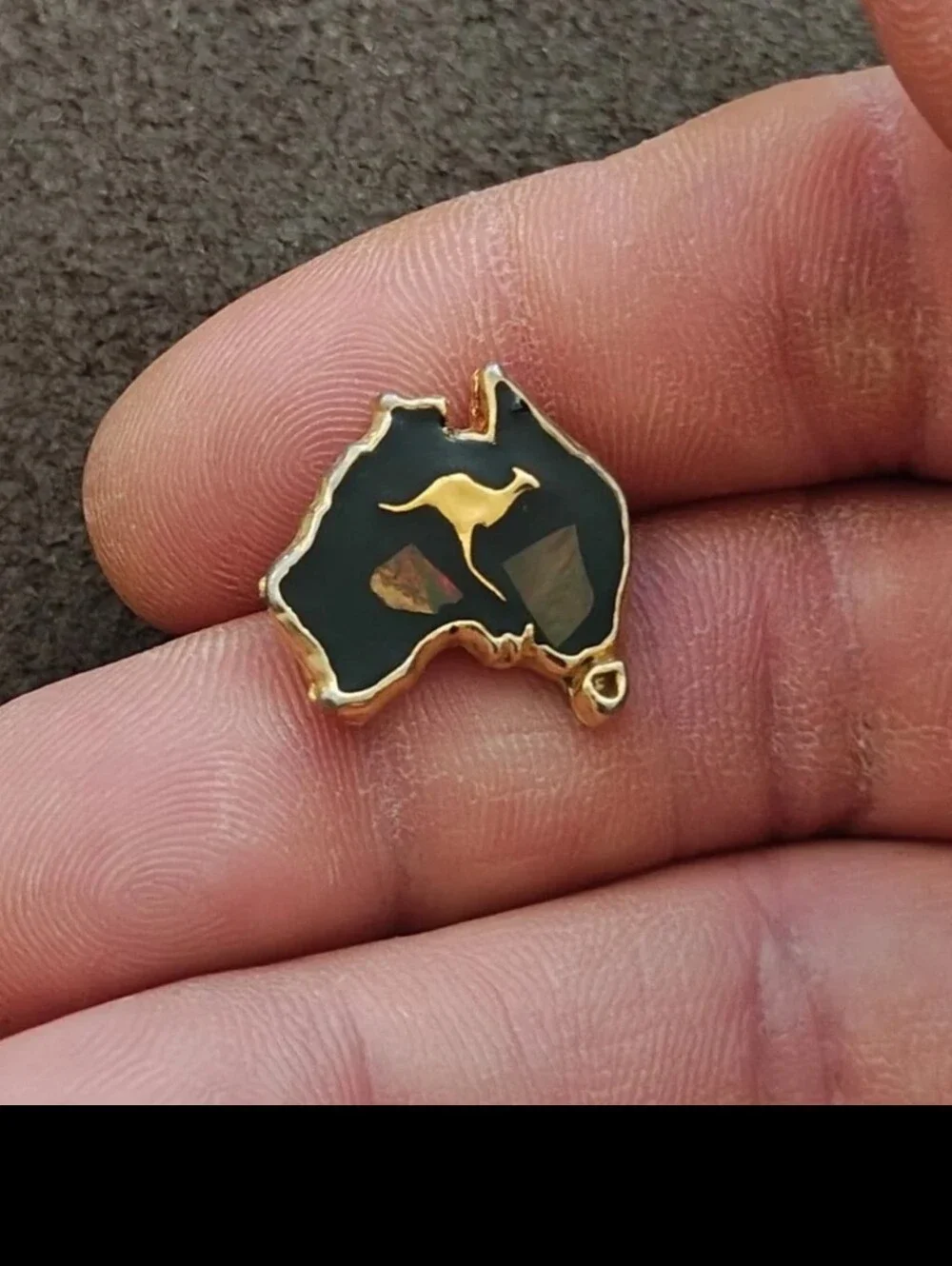1970s/80s Australian Travel Souvenir Gold Tone Pin/Brooch.